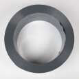 Lamela FB104 - Měkčené PVC 200/2 mm tmavošedé